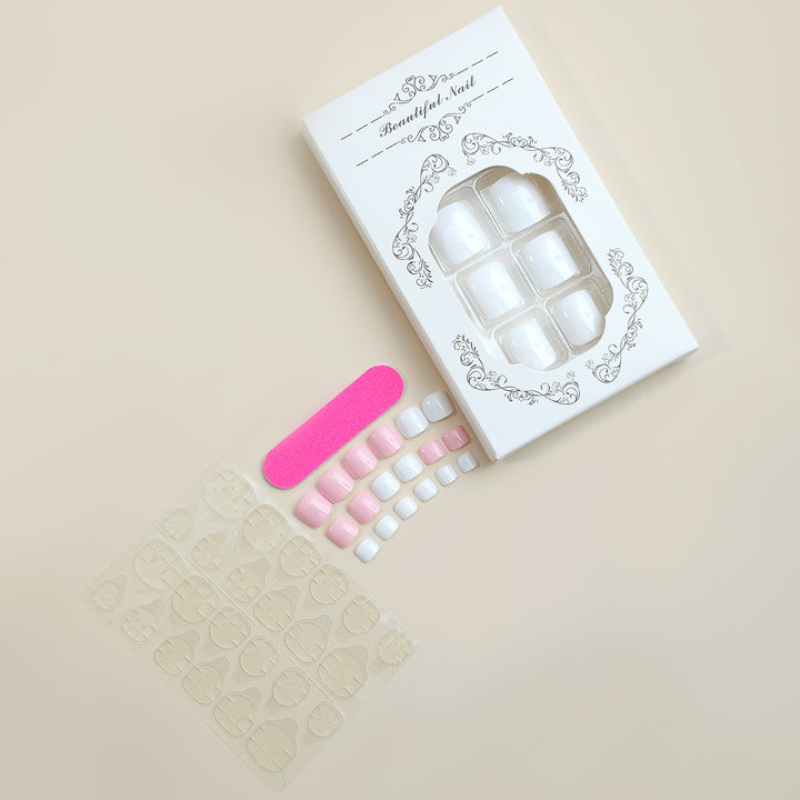 Artistic Press-On Nail Kit with Customizable Shapes Stornfield