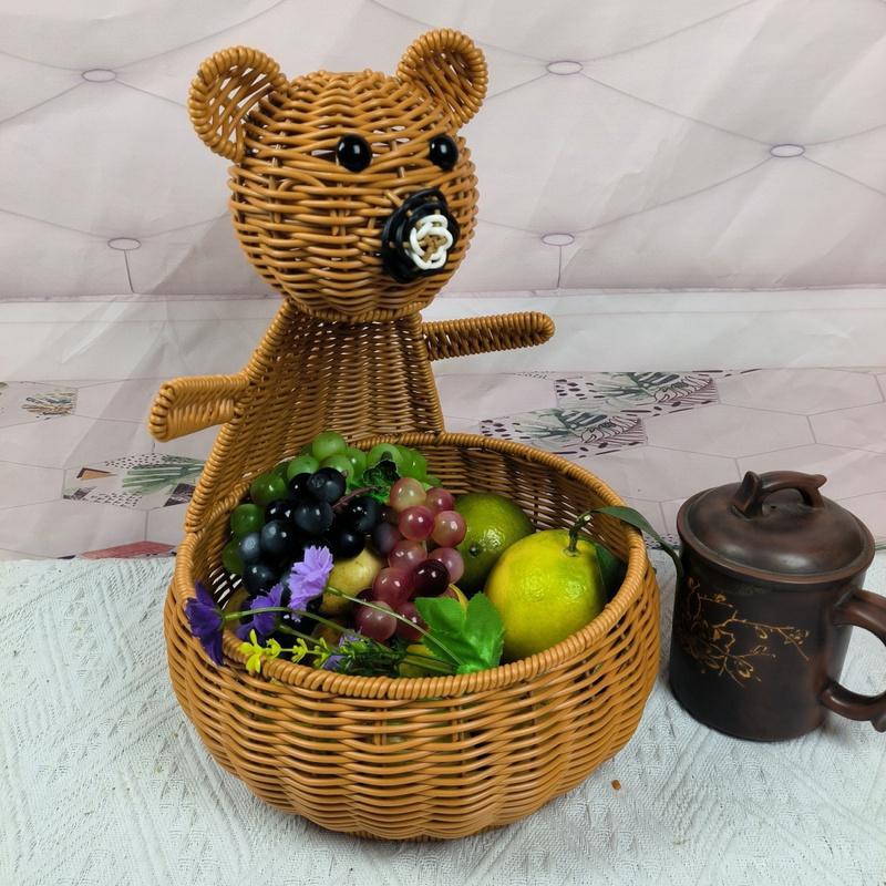 Cute Animal-Themed Woven Storage Basket Stornfield