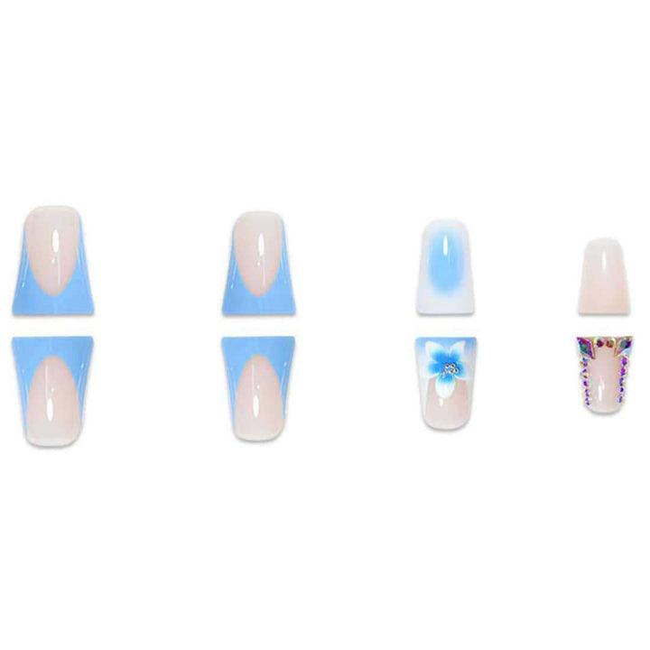 Artistic Long Press-On Nail Extensions Stornfield