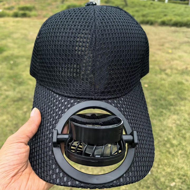 Breathable sports cap with removable USB fan Stornfield