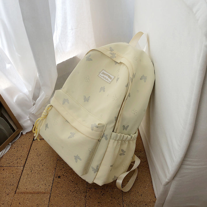 Butterfly Print Casual Backpack Stornfield