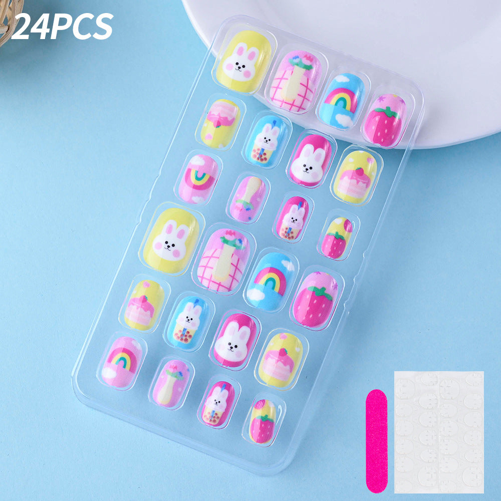 Themed Summer Beach Nail Art Press-On Nails Stornfield