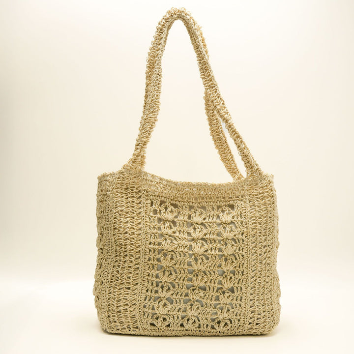 Boho Style Handbag Made of Braided Natural Material Stornfield