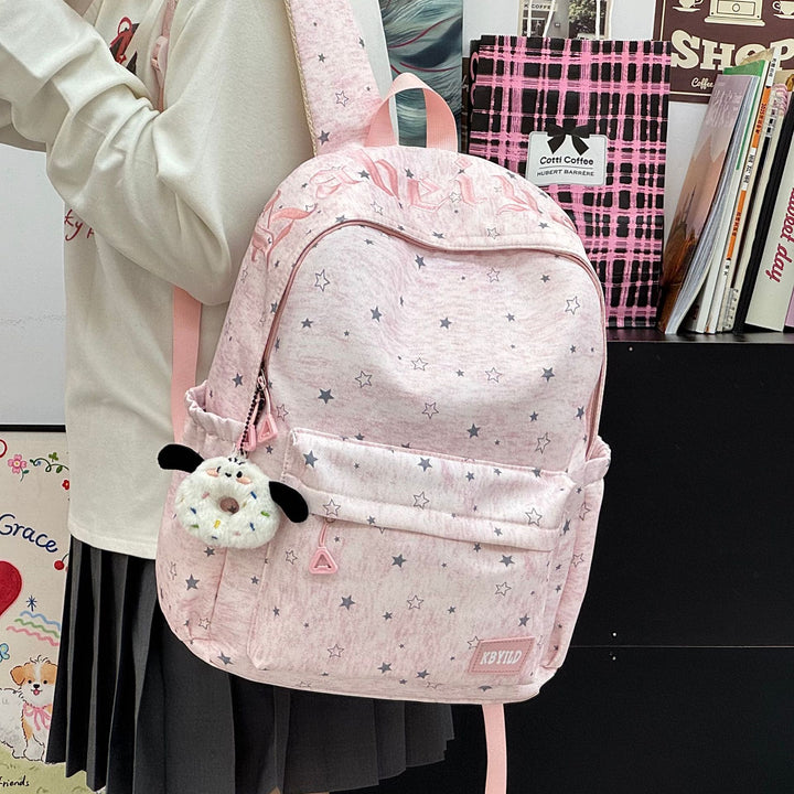 Star-Printed Casual Backpack Stornfield