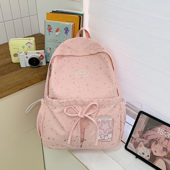 Star-Printed Casual Backpack Stornfield
