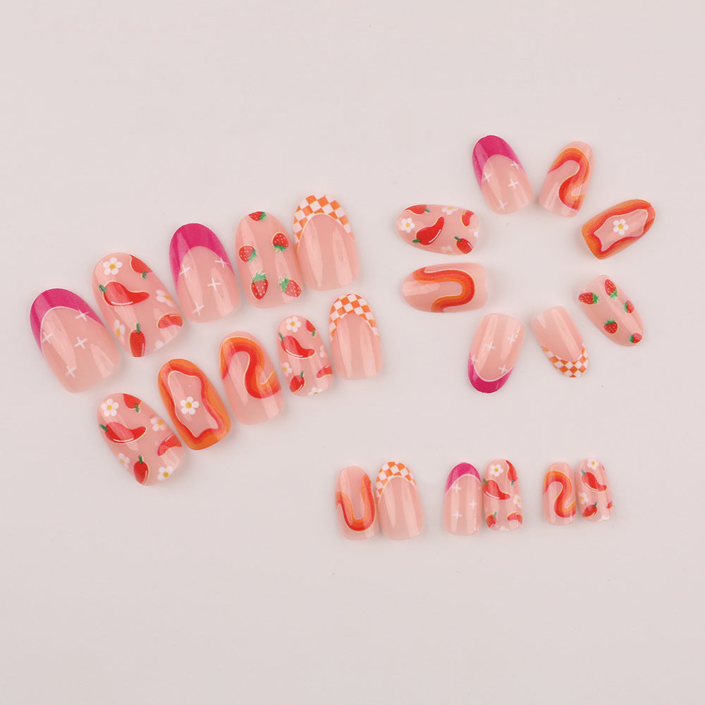 Whimsical Fruit-Inspired Press-On Nails Stornfield