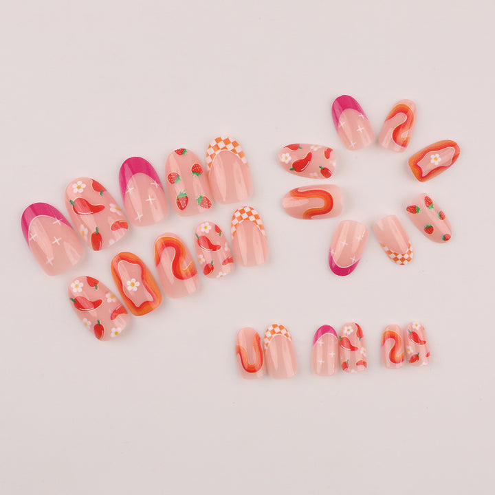 Whimsical Fruit-Inspired Press-On Nails Stornfield