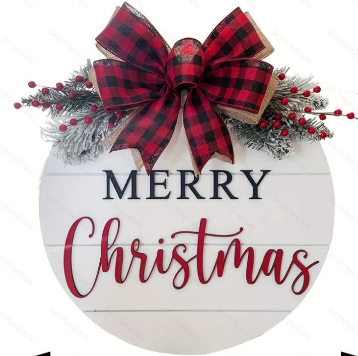 Festive Holiday Welcome Sign