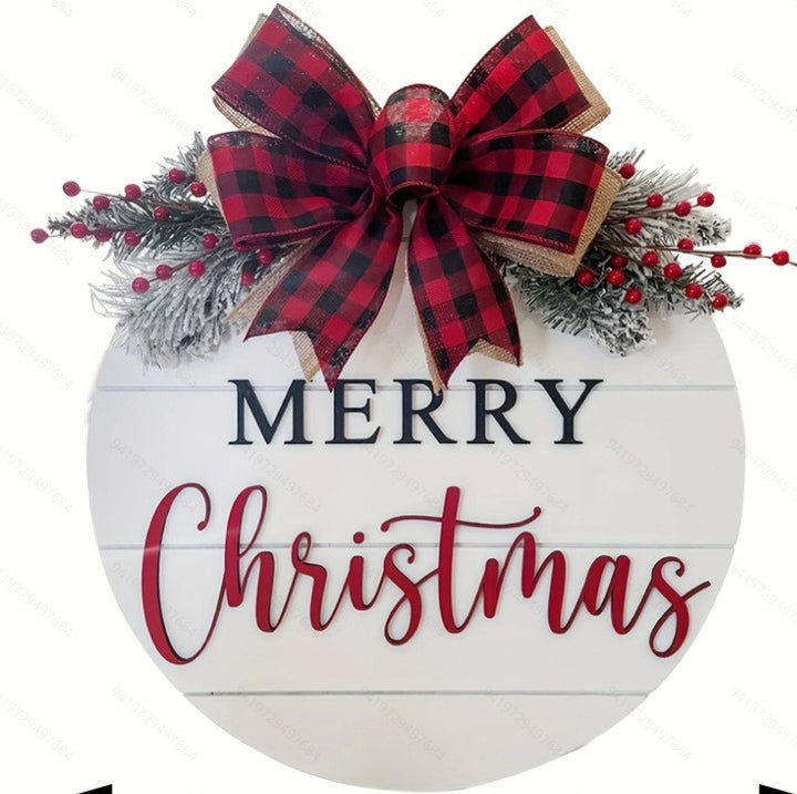 Festive Holiday Welcome Sign