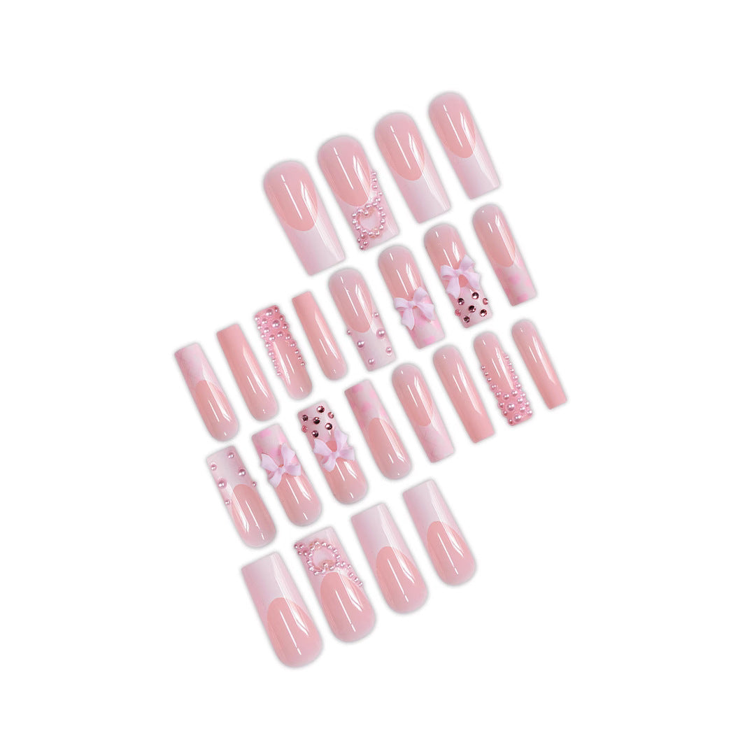Elegant Decorative Press-On Nail Art Set Stornfield