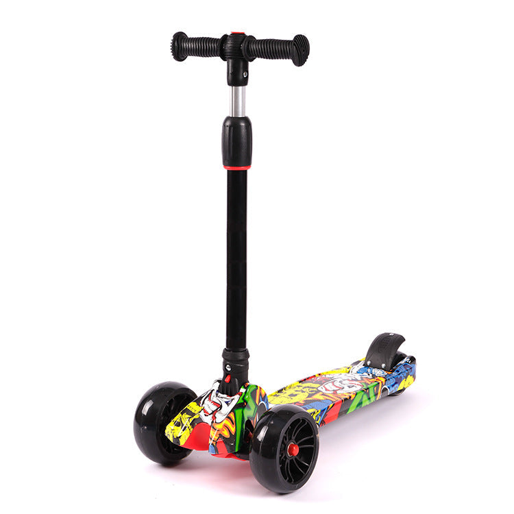 Colorful Graphic Kick Scooter Stornfield