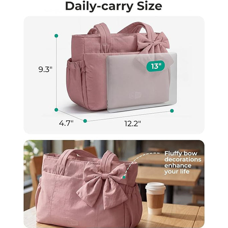 Elegant shopping bag with bow Stornfield
