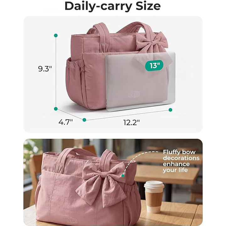 Elegant shopping bag with bow Stornfield