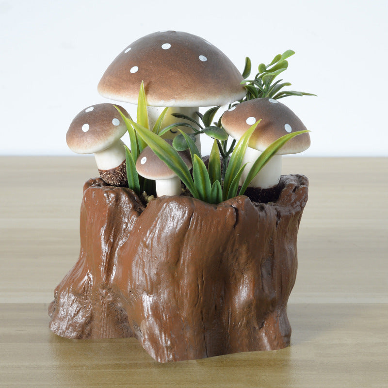 Decorative Mushroom Plant Sculpture
