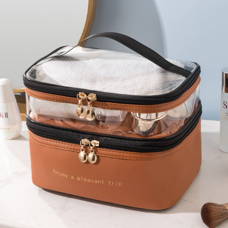 Dual-Layer Transparent Cosmetic Organizer Stornfield