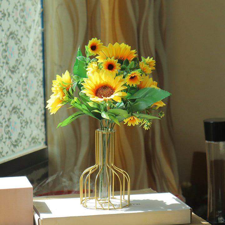 Lifelike Sunflower Floral Bouquet