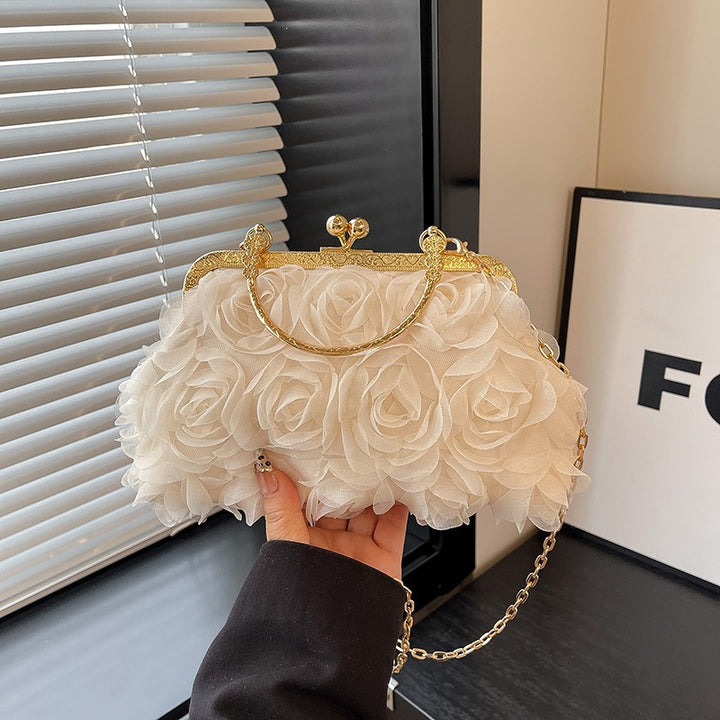 Floral Embellished Evening Clutch