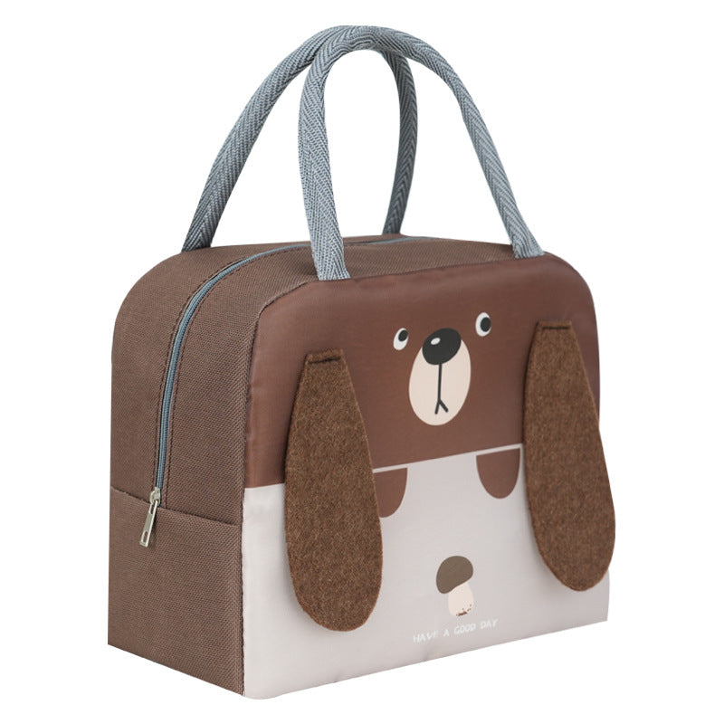 Cute Dog-Themed Insulated Lunch Bag Stornfield