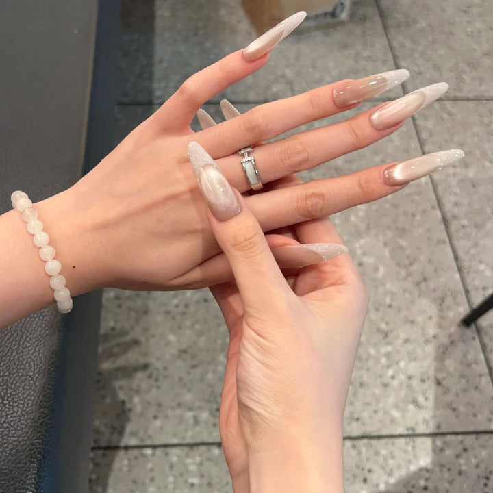 Glossy Press-On Nails Set Stornfield