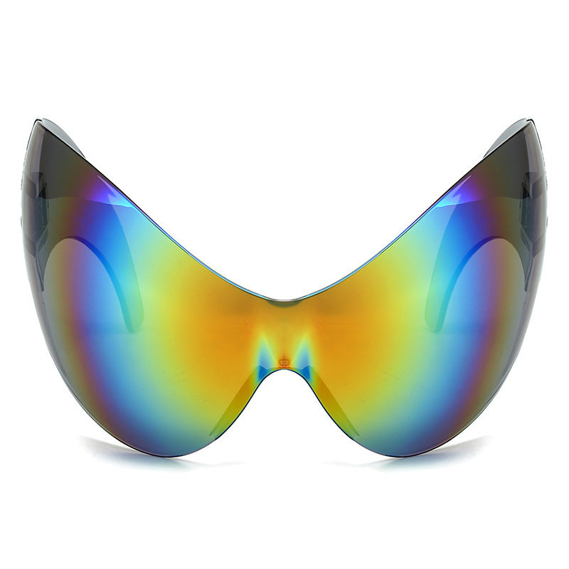 Oversized Futuristic Shield Sunglasses Stornfield