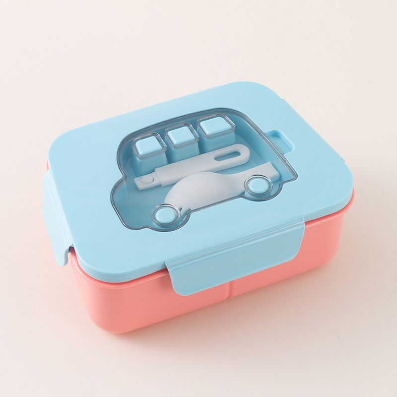 Cartoon-Themed Multi-Layered Lunch Box