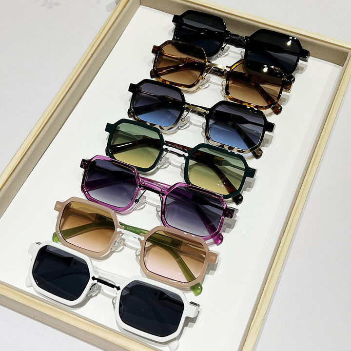 Modern Geometric Rectangle Sunglasses Stornfield