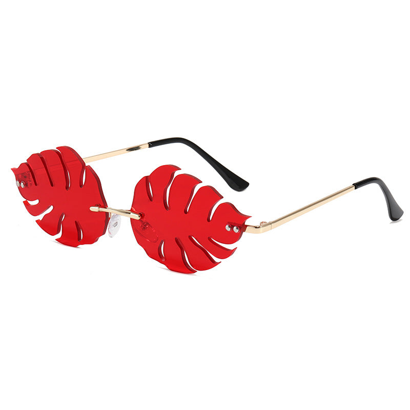 Ladies fashionable sunglasses with striking leaf design Stornfield