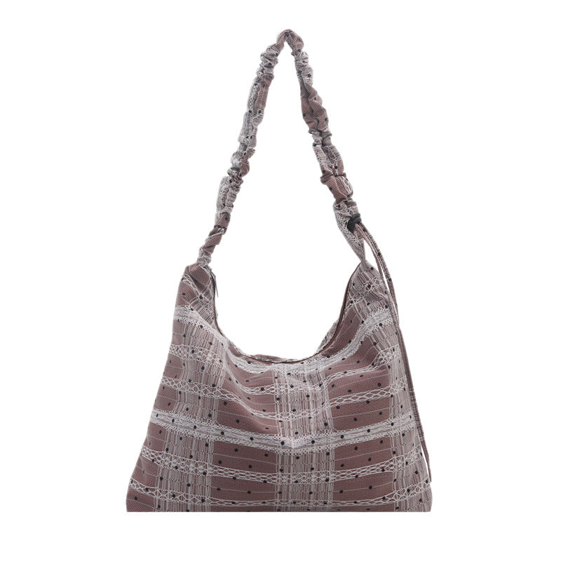 Stylish Fabric Slouchy Hobo Bag