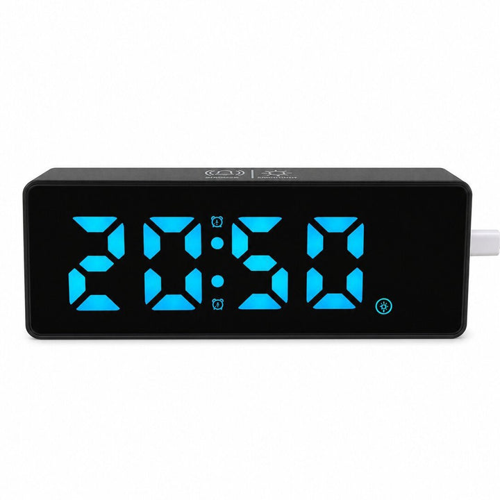 Digital Night Light Alarm Clock with Large LED Display Stornfield