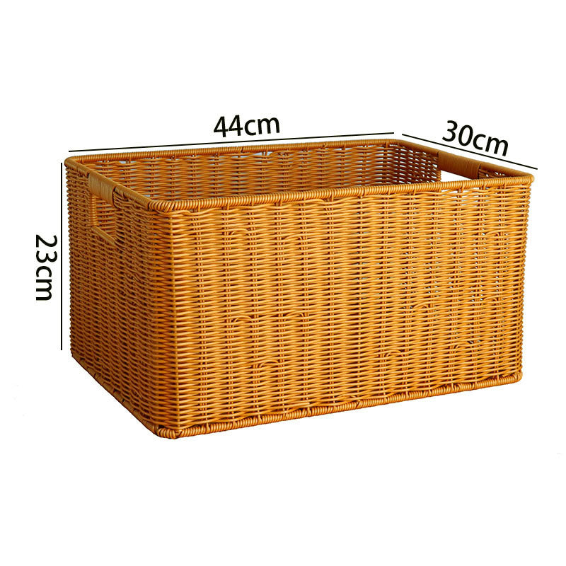 Wicker Storage Basket with Handles Stornfield