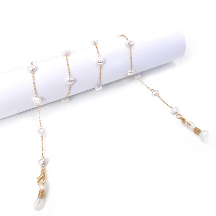 Pearl-Accented Eyewear Chain Stornfield