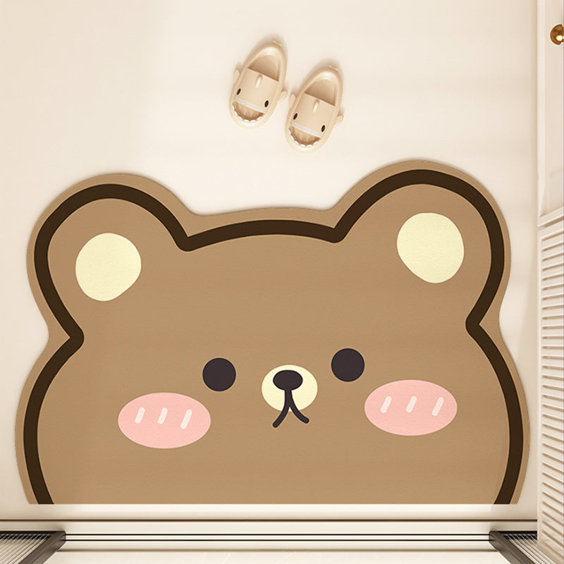Playful Animal-Themed Floor Mat