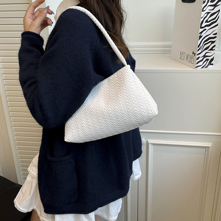 Modern Woven Shoulder Bag Set