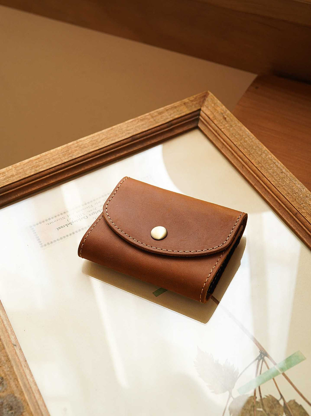 Compact Leather Card Holder