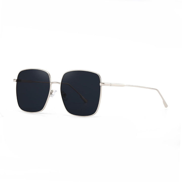 Women's sunglasses with modern square stainless steel frame and polarized lenses Stornfield