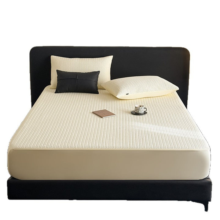 Cooling Quilted Breathable Mattress Topper with Fitted Skirt