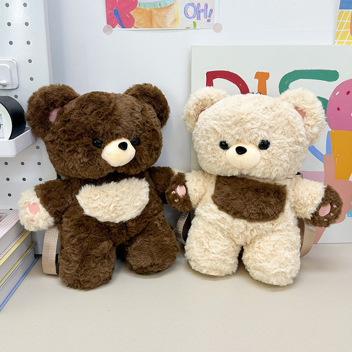 Plush backpack with cute teddy design Stornfield