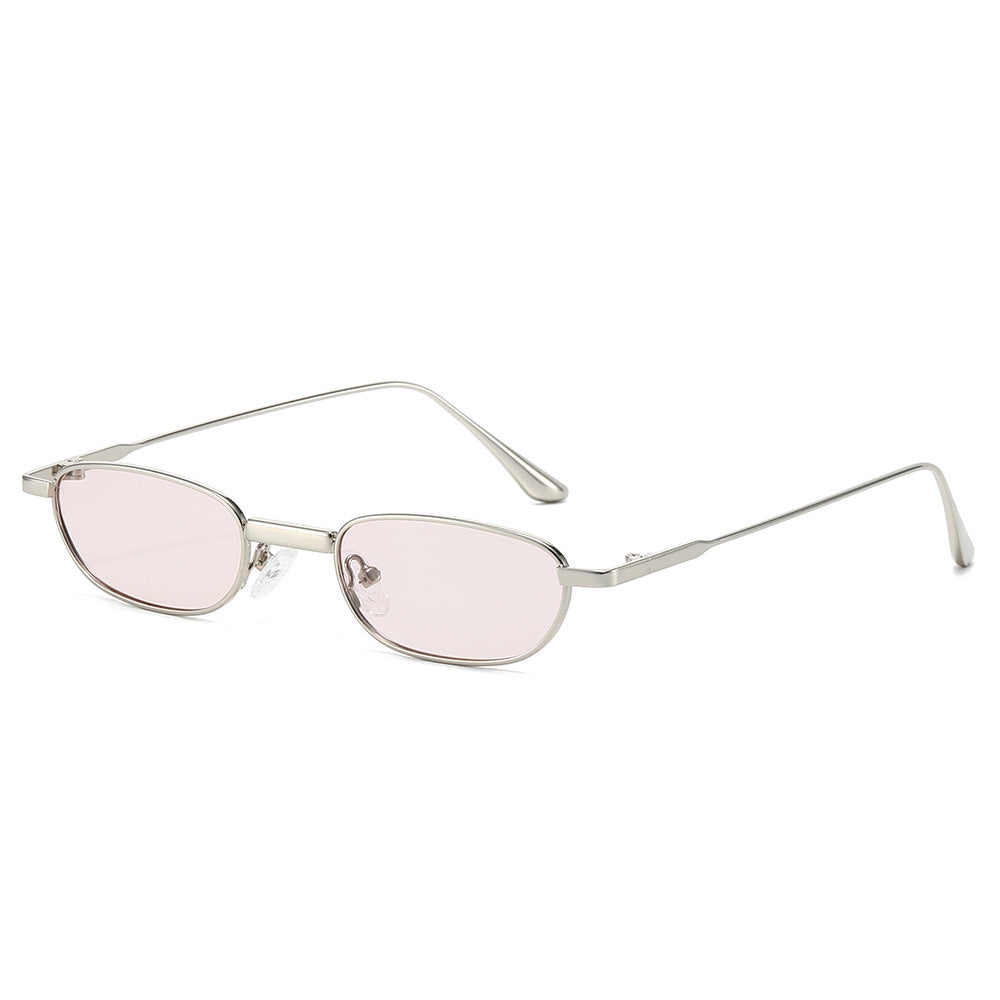 Sleek Minimalist Oval Sunglasses Stornfield