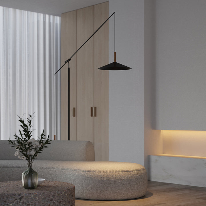 Adjustable Arc Floor Lamp with Minimalist Design