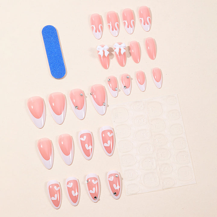 Heart-Inspired 3D Nail Art Design Stornfield