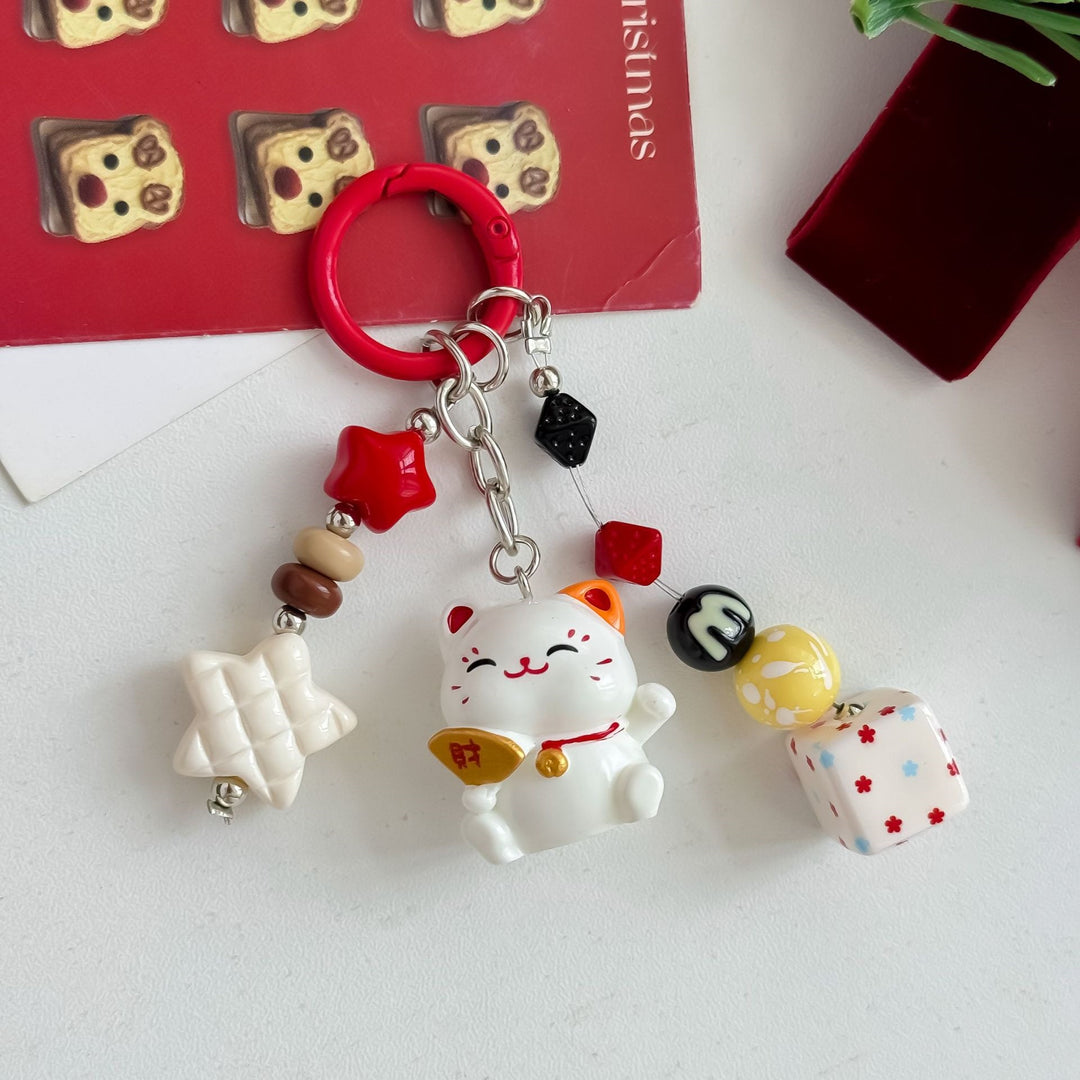 Keychain with Cute Cat Design Stornfield