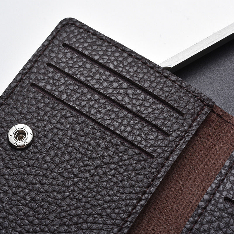 Textured Leather Cardholder Stornfield