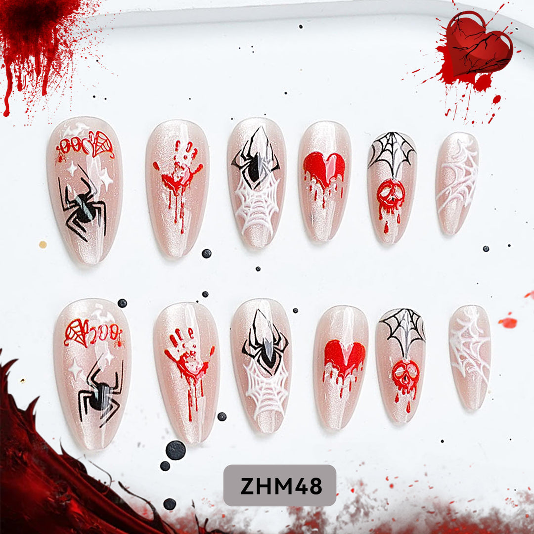Halloween-Themed Press-On Nail Collection Stornfield