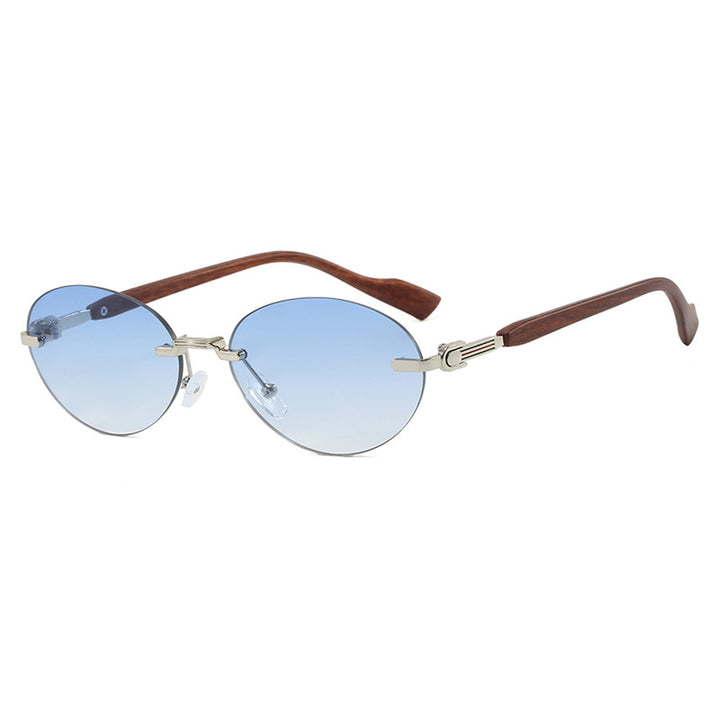 Women's fashionable sunglasses in elegant retro style with high-quality lenses and wooden details Stornfield