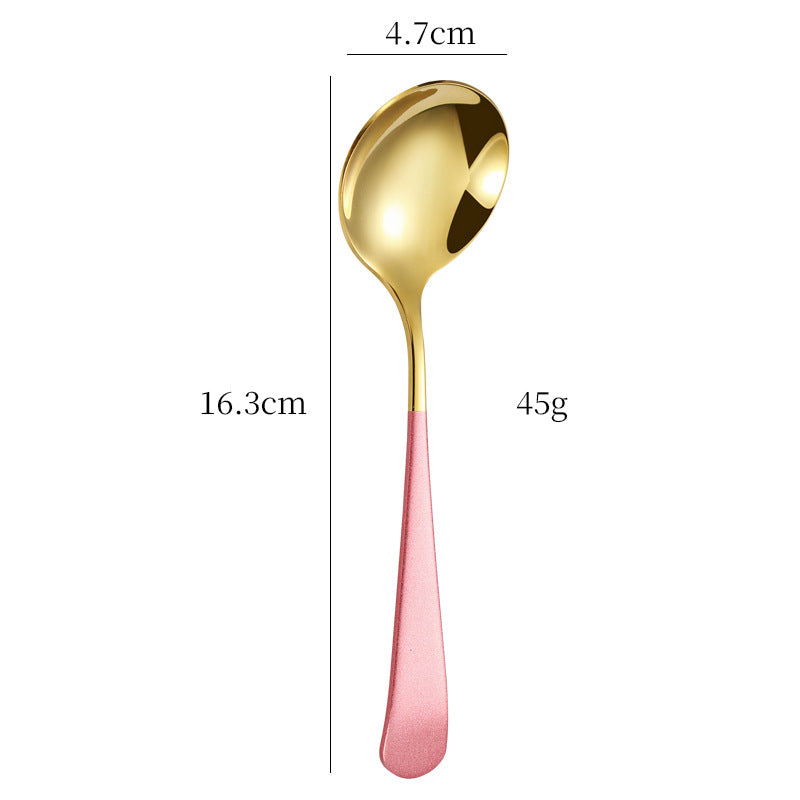 Elegant Dessert Spoon with High-Quality and Non-Slip Grip Design Stornfield