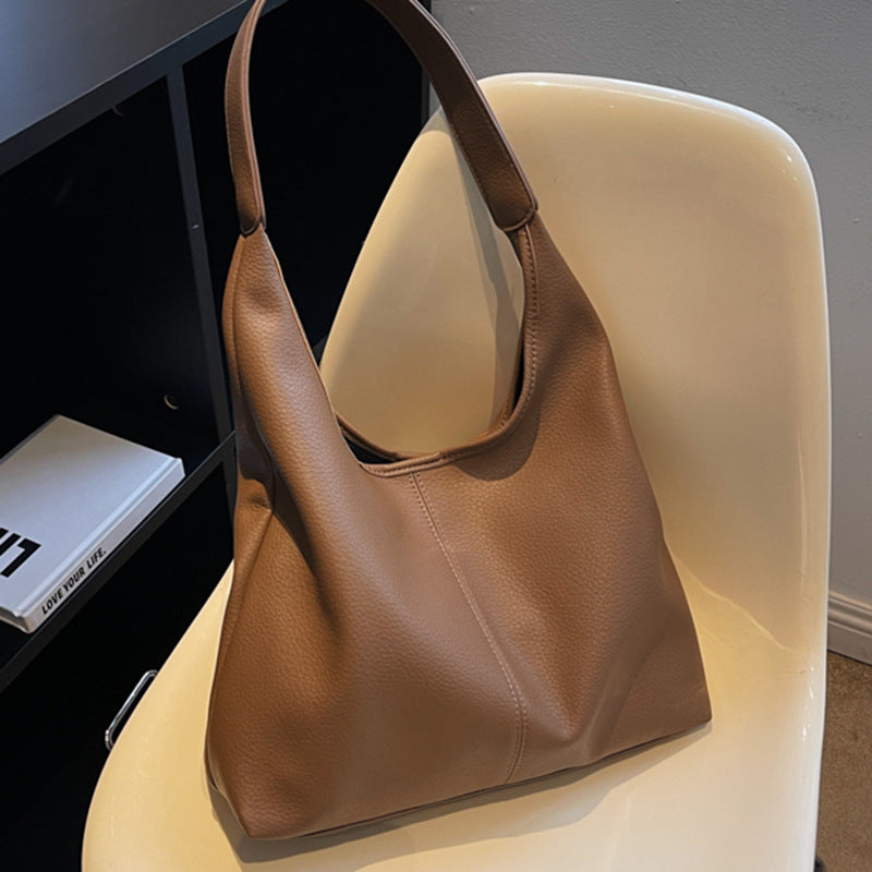Textured Hobo Handbag