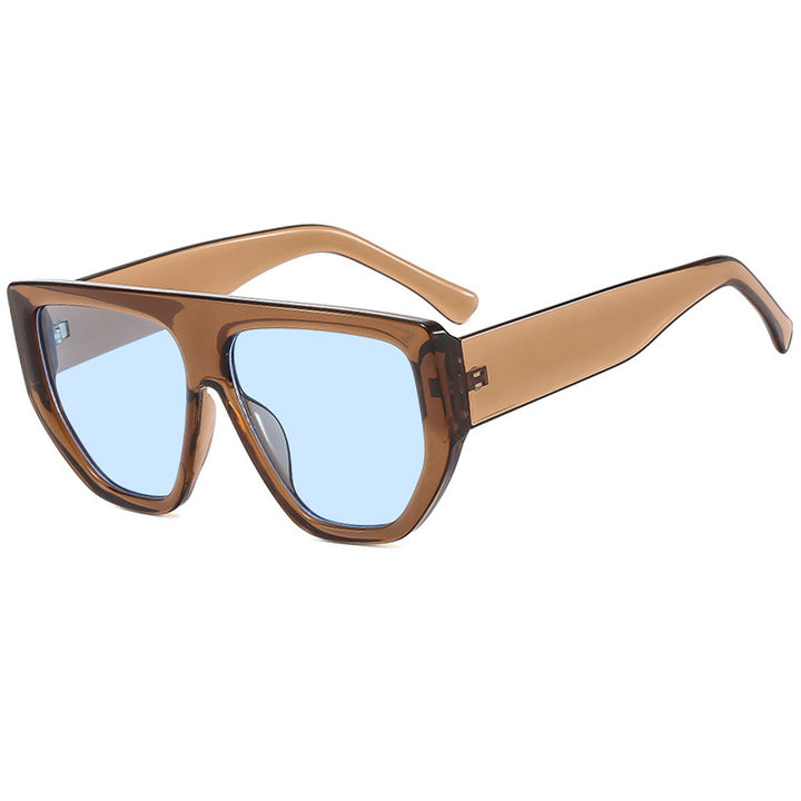 Women's fashionable oversized sunglasses with innovative Stornfield frame