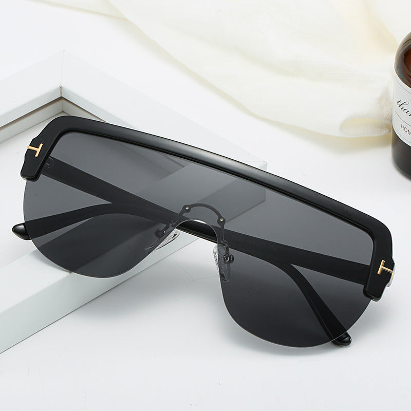 Contemporary Full-Frame Shield Sunglasses Stornfield