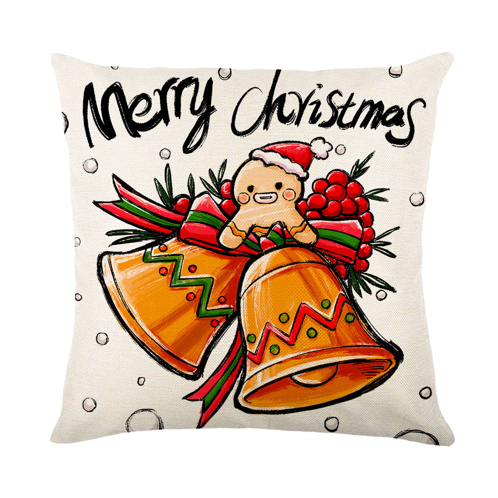 Festive Christmas Tree Decorative Throw Pillow Cover