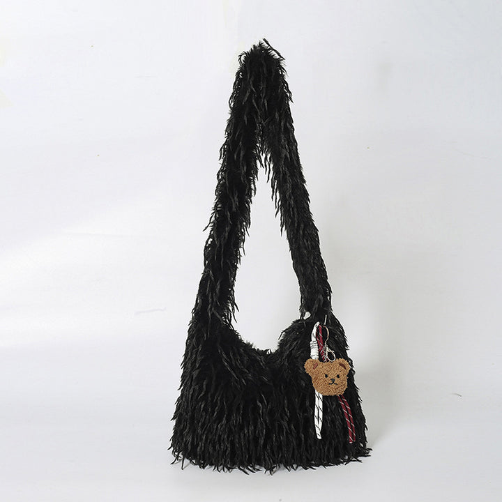 Fluffy Fringe Fashion Handbag